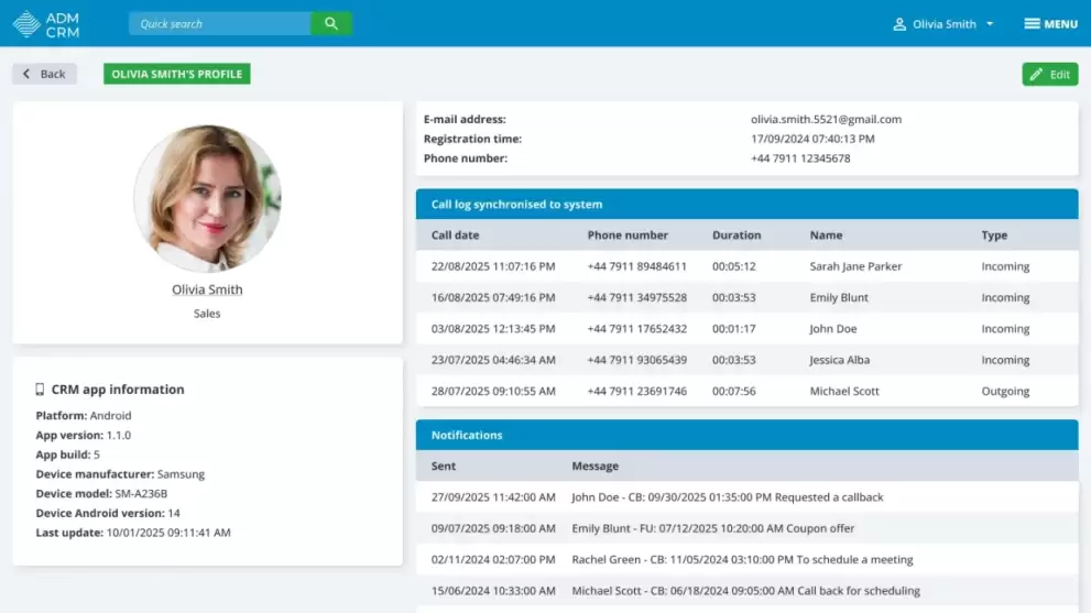 ADM CRM